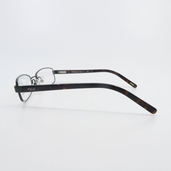 Polo Prep 8023 333 47mm Olive Metal/Brown Tortoise Rectangle Kids New Eyeglasses - Picture 7 of 10